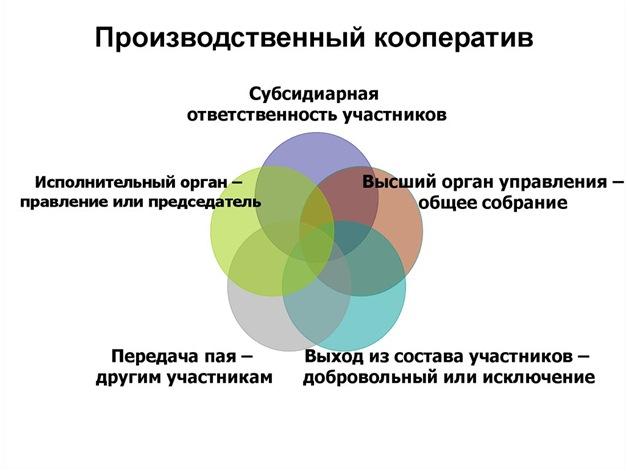 Структура производственного кооператива