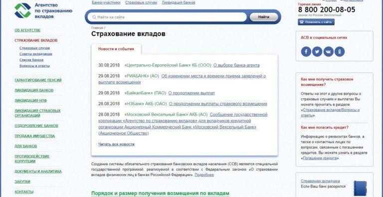 Агентство по страхованию вкладов сколько возвращают. Агентство по страхованию вкладов. Реквизиты агентства страхования вкладов. Агентство по страхованию вкладов официальный сайт. Новости агентства страхования вкладов.
