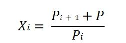 Формула ценовой динамики коррекции